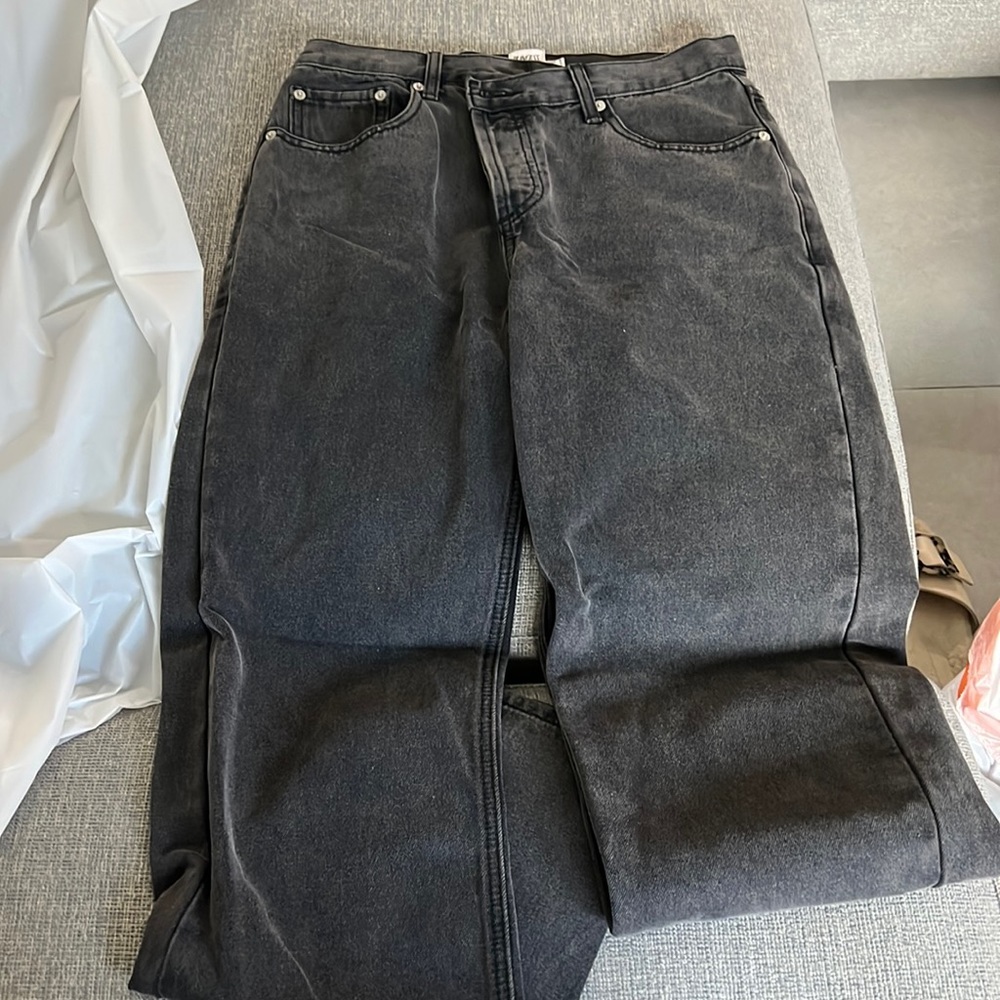 Princess Polly asymmetrical jeans